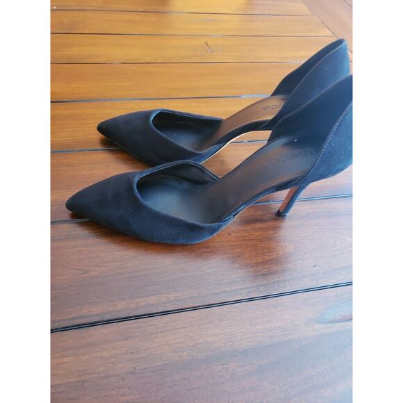 Vince Women's Black Suede Classic Pumps Shoes Size 9.5 M - Picture 5 of 12